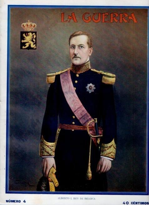 LAMINA V17878: Alberto I rey de Belgica