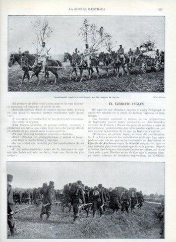 LAMINA V17976: Impedimenta austriaca en los campos de Servia