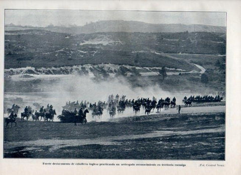 LAMINA V17972: Destacamento de caballeria inglesa en territorio enemigo