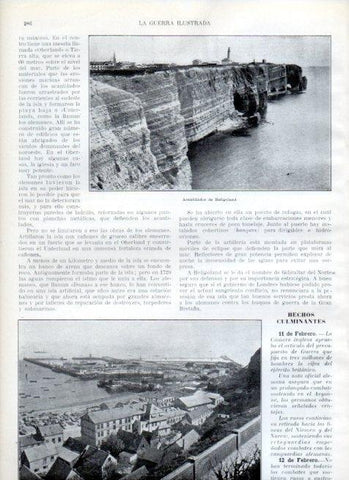 LAMINA V18003: Vista del puerto de Heligoland