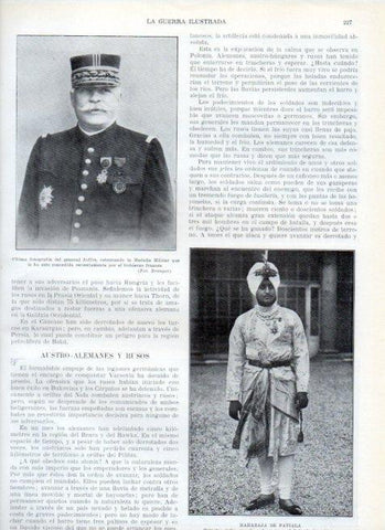 LAMINA V17971: Ultima fotografia del general Joffre y Maharaja de Patiala