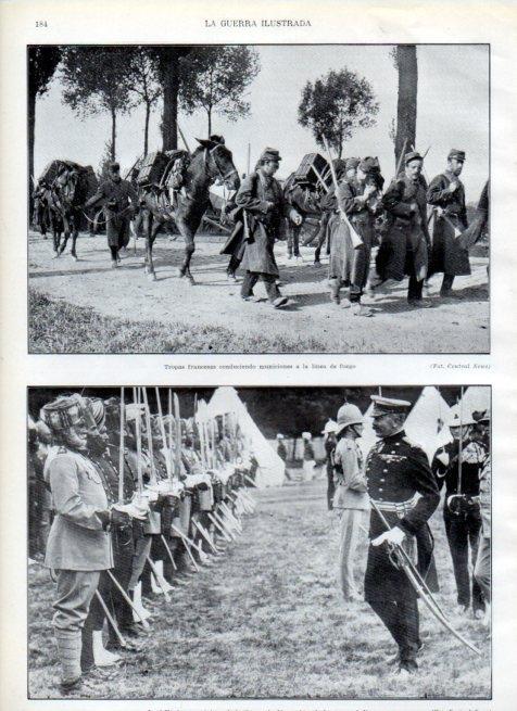 LAMINA V17947: Lord Kitchener revistando tropas indias