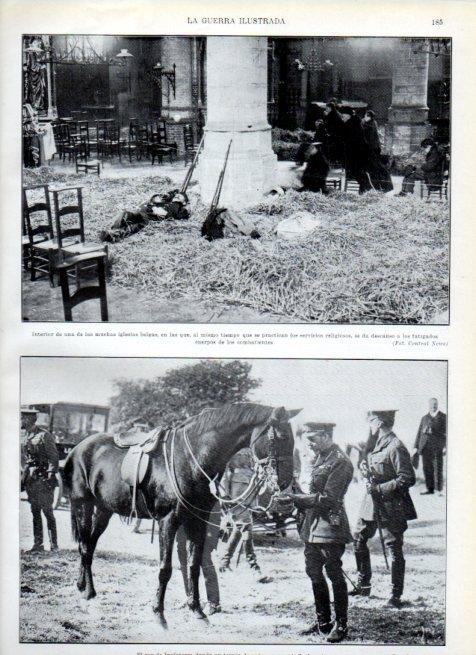 LAMINA V17948: Rey de Inglaterra junto a su caballo favorito