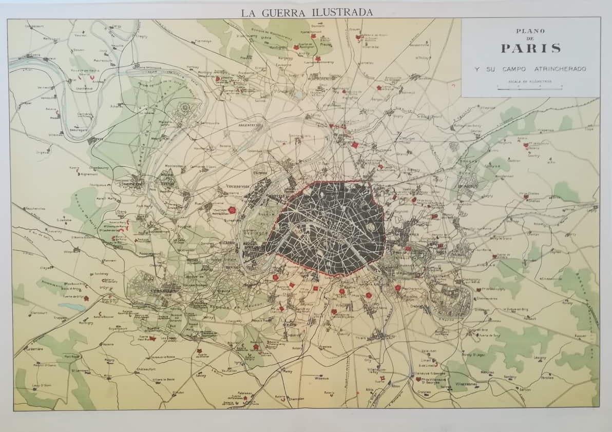 LAMINA V18164: Plano de Paris