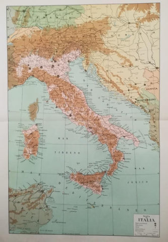 LAMINA V18165: Plano de Italia