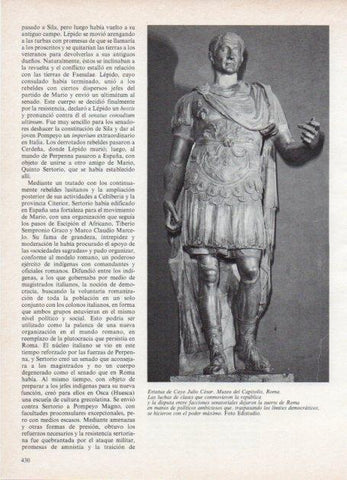 LAMINA V18648: Estatua de Cayo Julio Cesar
