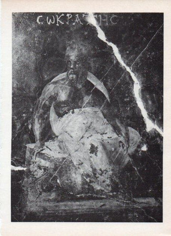 LAMINA V18657: Fresco de Socrates en una casa de Efeso