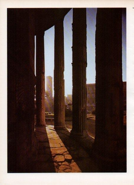 LAMINA V18659: Detalle del atrio del templo de Vesta, Roma