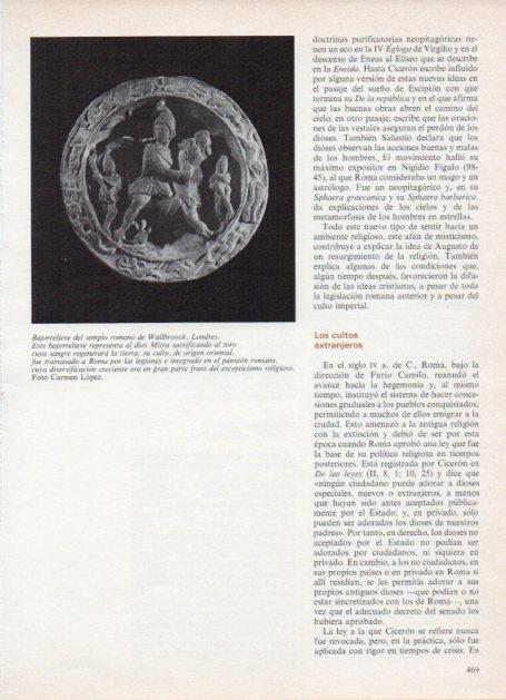 LAMINA V18661: Bajorrelieve del templo romano de Wallbroock, Londres
