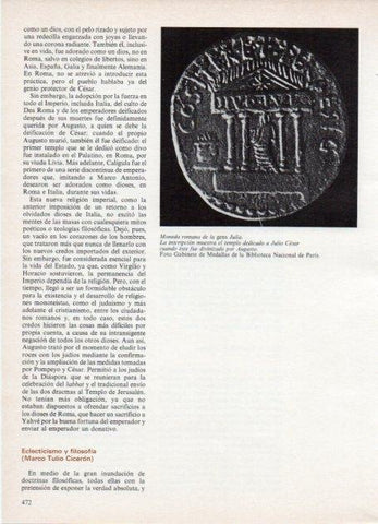LAMINA V18662: Moneda romana de la gens Julia