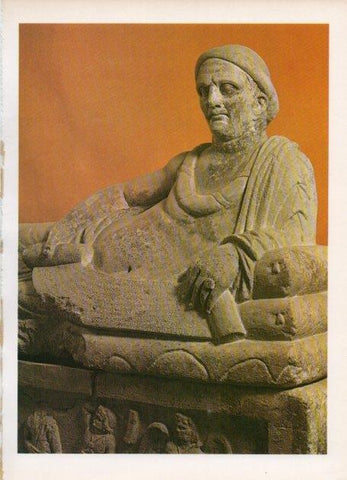 LAMINA V18645: Sarcofago etrusco-romano