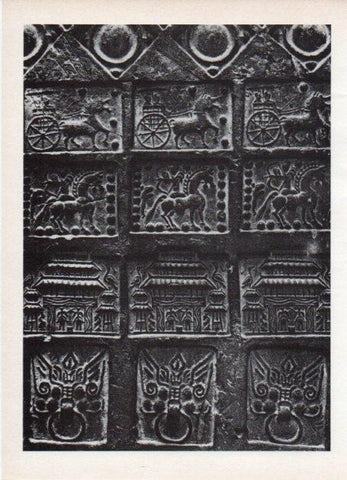 LAMINA V18634: Bajorrelieve de camara funeraria china de K'ai-fong
