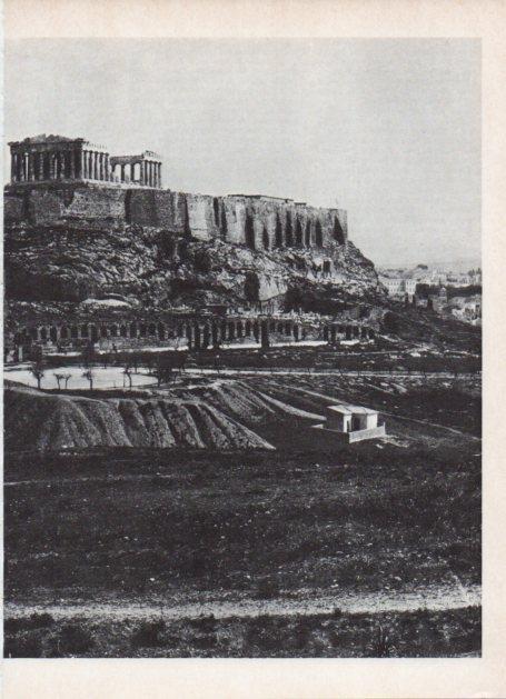 LAMINA V18640: Vista panoramica de la Acropolis de Atenas