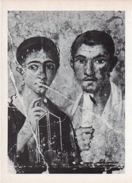 LAMINA V18706: Retrato de Proculo y su mujer