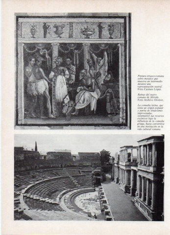 LAMINA V18671: Teatro romano de Merida