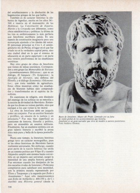 LAMINA V18673: Busto de Jenofonte