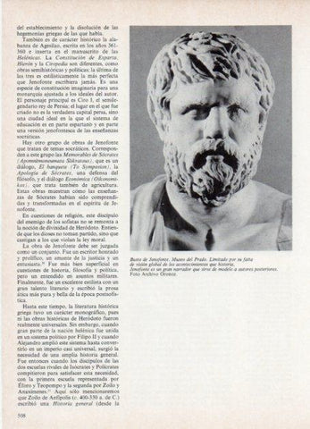 LAMINA V18673: Busto de Jenofonte