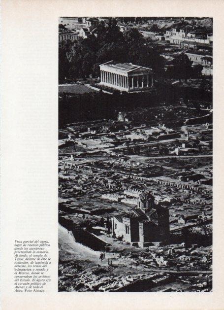 LAMINA V18675: Vista parcial del Agora de Atenas