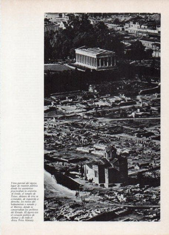 LAMINA V18675: Vista parcial del Agora de Atenas