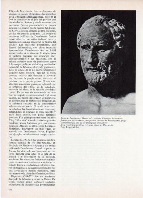 LAMINA V18676: Busto de Demostenes