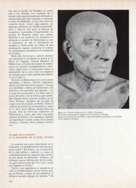 LAMINA V18677: Busto de Ciceron