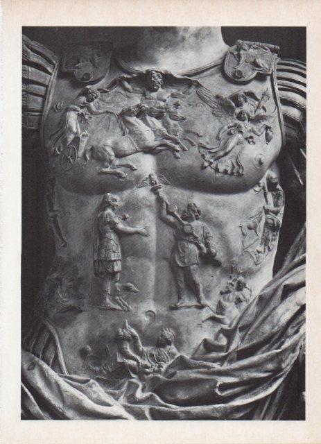 LAMINA V18689: Coraza de la estatua de Augusto hallada en la Prima Porta