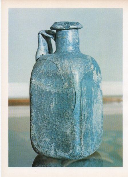 LAMINA V18621: Botella romana de vidrio