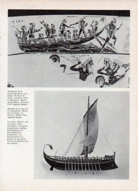 LAMINA V18560: Maqueta de la nave de los argonautas