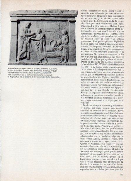 LAMINA V18561: Bajorrelieve representado a Asclepio curando a Arquino
