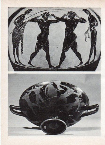 LAMINA V18567: Vaso atico con escenas de la palestra