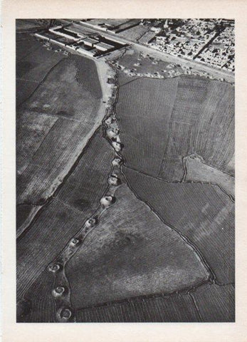 LAMINA V18554: Fotografia aerea de qanats en los alrededores de Teheran