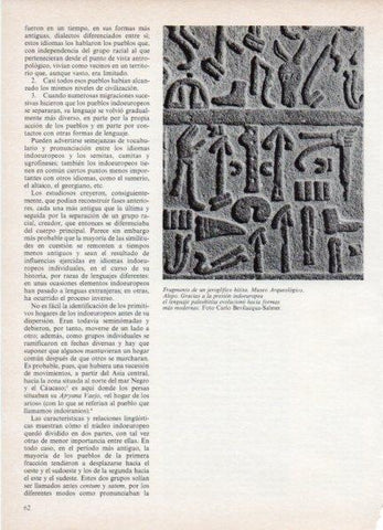 LAMINA V18534: Fragmento de un jeroglifico hitita, Museo de Alep