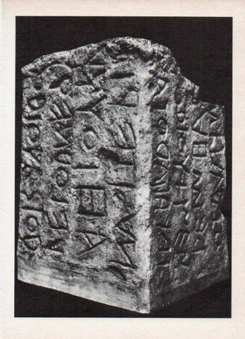 LAMINA V18537: Cipo del foro estela de piedra
