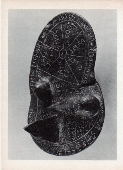 LAMINA V18544: Higado de bronce, Museo Civico Piacenza