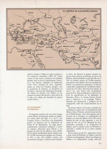 LAMINA V18607: Mapa del imperio de Alejandro Magno