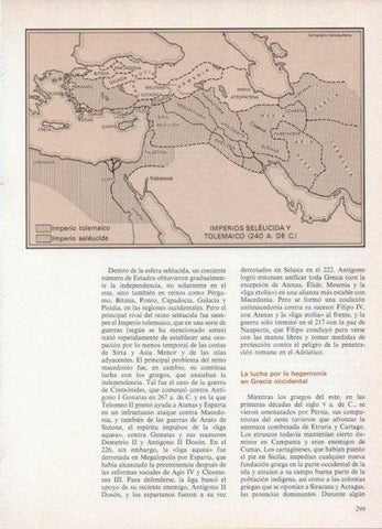 LAMINA V18608: Mapa de los imperios Seleucida y Tolemaico 240 a de C