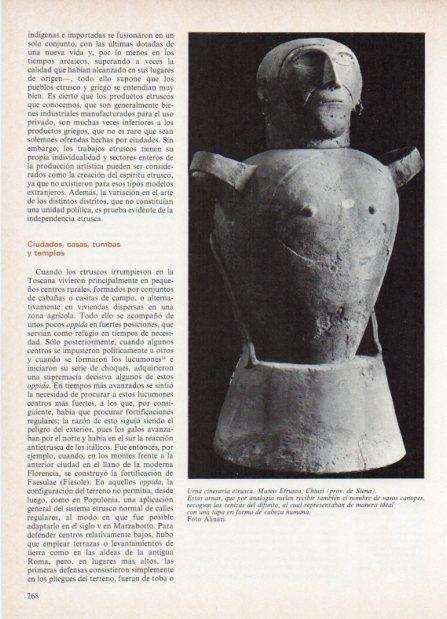LAMINA V18597: Urna cineraria etrusca, Museo Etrusco Chiuso