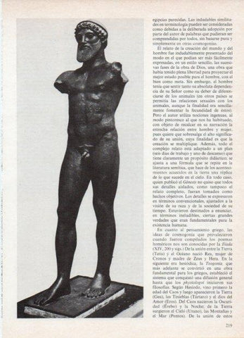 LAMINA V18579: Estatua de Poseidon hallada en Beocia