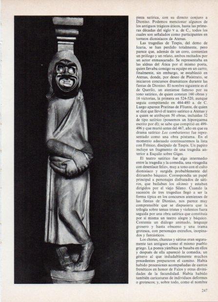 LAMINA V18587: Estatua de actor comico, Museo de Constantinopla