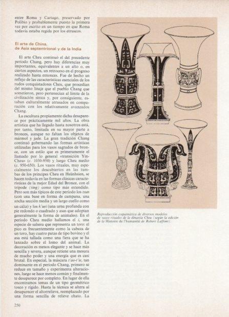 LAMINA V18588: Reproduccion de vasos rituales de la dinastia Cheu