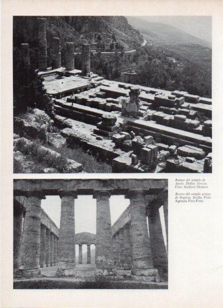LAMINA V18594: Ruinas del templo de Apolo en Delfos