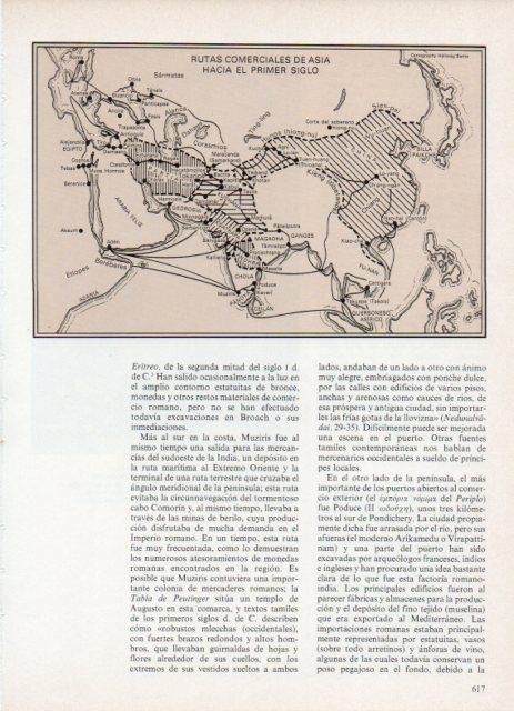 LAMINA V18714: Mapa rutas comerciales de Asia hacia el primer siglo