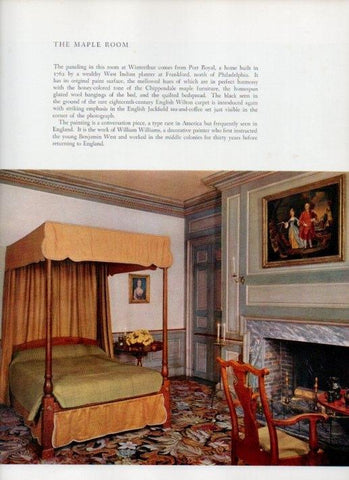 LAMINA V18830: The Maple Room of Winterthur in Delaware