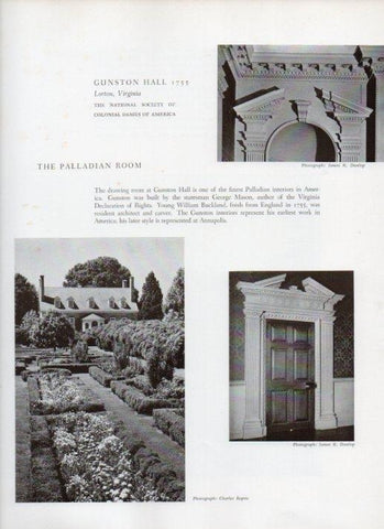 LAMINA V18831: Gunston Hall in Lorton, Virginia