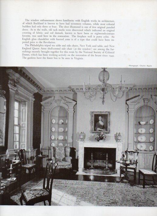 LAMINA V18832: The Palladian Room of Gunston Hall in Lorton, Virginia
