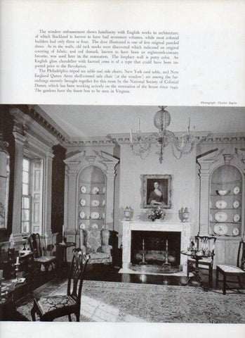 LAMINA V18832: The Palladian Room of Gunston Hall in Lorton, Virginia
