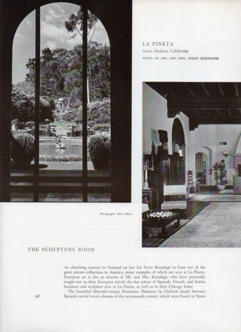 LAMINA V18838: La Pineta in Santa Barbara, California