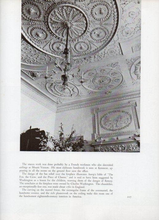 LAMINA V18844: The Great Room of Kenmore in Fredericksburg, Virginia