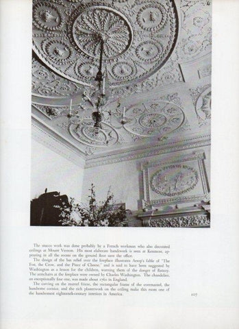 LAMINA V18844: The Great Room of Kenmore in Fredericksburg, Virginia