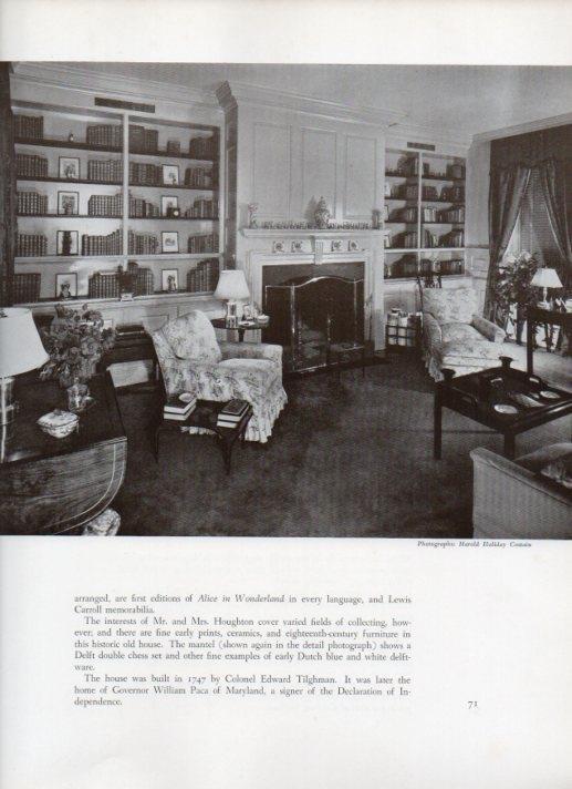 LAMINA V18826: The Living Room of Wye Plantation 1747 in Carmichael, Queen Annes County Maryland